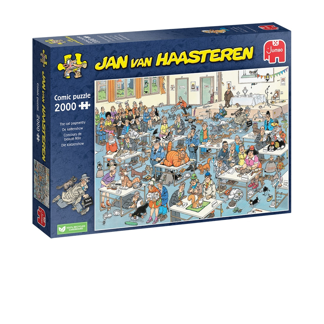 De Kattenshow | Jan van Haasteren | 2000 stukjes