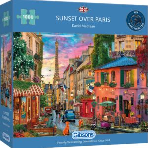 Sunset over Paris Puzzel  - Gibsons puzzels - 1.000 stukjes