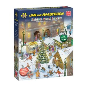 janvanhaasterenkoopjehier en gezelspel.nl Advent Calendar 2026 | Jan van Haasteren | 24 x 54 stukjes